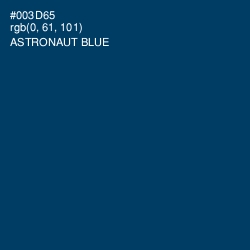 #003D65 - Astronaut Blue Color Image
